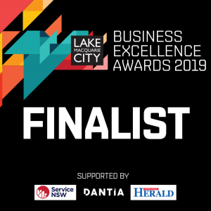 Lake Macquarie City Business Excellence Awards 2019 Finalist